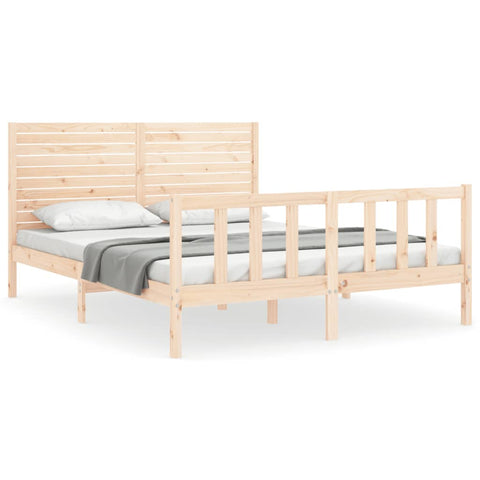 vidaXL Bed Frame without Mattress 160x200 cm Solid Wood Pine