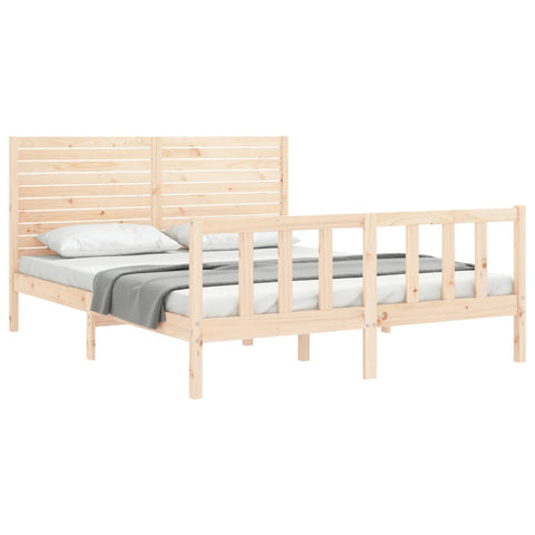 vidaXL Bed Frame without Mattress 160x200 cm Solid Wood Pine