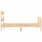 vidaXL Bed Frame without Mattress 90x200 cm Solid Wood Pine
