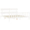 vidaXL Bed Frame without Mattress White Super King Size Solid Wood Pine
