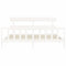 vidaXL Bed Frame without Mattress White Super King Size Solid Wood Pine