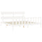 vidaXL Bed Frame without Mattress White 200x200 cm Solid Wood Pine