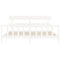 vidaXL Bed Frame without Mattress White 200x200 cm Solid Wood Pine