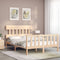vidaXL Bed Frame without Mattress 140x200 cm Solid Wood Pine