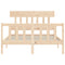 vidaXL Bed Frame without Mattress 140x200 cm Solid Wood Pine