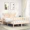 vidaXL Bed Frame without Mattress 140x200 cm Solid Wood Pine