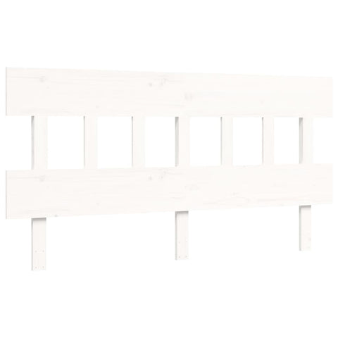 vidaXL Bed Frame without Mattress White 160x200 cm Solid Wood Pine