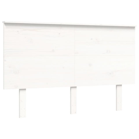vidaXL Bed Frame without Mattress White 140x190 cm Solid Wood Pine
