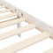 vidaXL Bed Frame without Mattress White 140x190 cm Solid Wood Pine