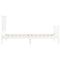 vidaXL Bed Frame without Mattress White 100x200 cm Solid Wood Pine