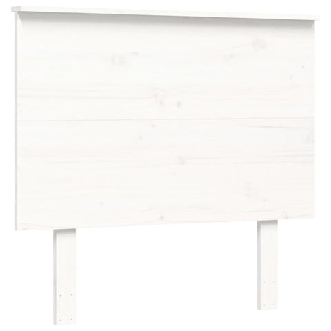 vidaXL Bed Frame without Mattress White 100x200 cm Solid Wood Pine