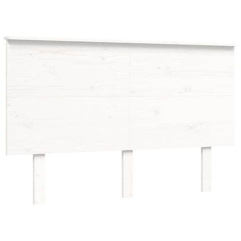vidaXL Bed Frame without Mattress White 140x200 cm Solid Wood Pine