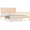 vidaXL Bed Frame without Mattress 160x200 cm Solid Wood Pine
