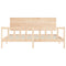 vidaXL Bed Frame without Mattress 200x200 cm Solid Wood Pine