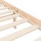 vidaXL Bed Frame without Mattress 200x200 cm Solid Wood Pine