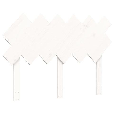 vidaXL Bed Frame without Mattress White Double Solid Wood Pine