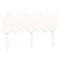 vidaXL Bed Frame without Mattress White 140x190 cm Solid Wood Pine
