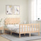 vidaXL Bed Frame without Mattress 120x200 cm Solid Wood Pine