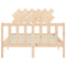vidaXL Bed Frame without Mattress 120x200 cm Solid Wood Pine
