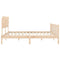 vidaXL Bed Frame without Mattress 120x200 cm Solid Wood Pine