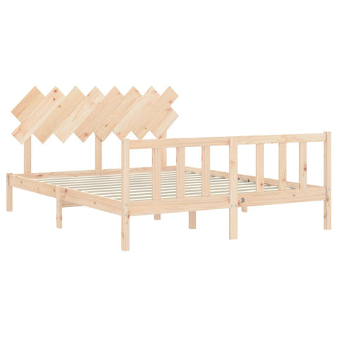 vidaXL Bed Frame without Mattress 160x200 cm Solid Wood Pine
