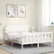 vidaXL Bed Frame without Mattress White 160x200 cm Solid Wood Pine