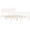 vidaXL Bed Frame without Mattress White 160x200 cm Solid Wood Pine