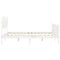 vidaXL Bed Frame without Mattress White 160x200 cm Solid Wood Pine