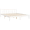 vidaXL Bed Frame without Mattress White 160x200 cm Solid Wood Pine