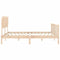 vidaXL Bed Frame without Mattress Super King Size Solid Wood Pine
