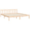 vidaXL Bed Frame without Mattress Super King Size Solid Wood Pine
