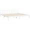 vidaXL Bed Frame without Mattress White 200x200 cm Solid Wood Pine