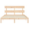 vidaXL Bed Frame without Mattress 160x200 cm Solid Wood Pine