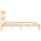 vidaXL Bed Frame without Mattress 160x200 cm Solid Wood Pine