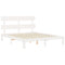 vidaXL Bed Frame without Mattress White 160x200 cm Solid Wood Pine