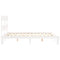 vidaXL Bed Frame without Mattress White 160x200 cm Solid Wood Pine