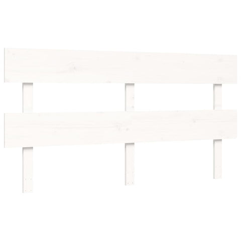 vidaXL Bed Frame without Mattress White 160x200 cm Solid Wood Pine