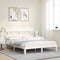 vidaXL Bed Frame without Mattress White 160x200 cm Solid Wood Pine