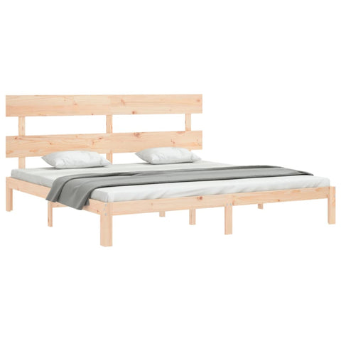 vidaXL Bed Frame without Mattress Super King Size Solid Wood Pine