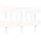 vidaXL Bed Frame without Mattress White Small Double Solid Wood Pine