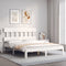 vidaXL Bed Frame without Mattress White 160x200 cm Solid Wood Pine
