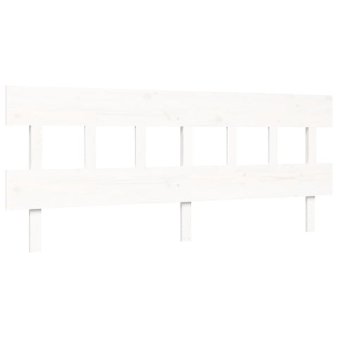 vidaXL Bed Frame without Mattress White 200x200 cm Solid Wood Pine
