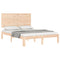 vidaXL Bed Frame without Mattress 140x190 cm Solid Wood Pine