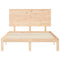 vidaXL Bed Frame without Mattress 140x190 cm Solid Wood Pine