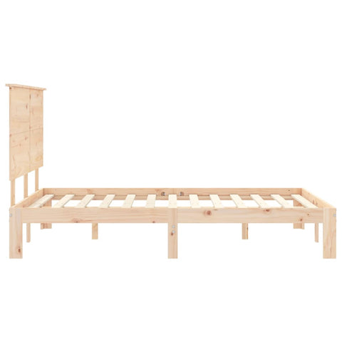vidaXL Bed Frame without Mattress 140x190 cm Solid Wood Pine