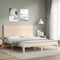 vidaXL Bed Frame without Mattress King Size Solid Wood Pine