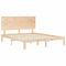 vidaXL Bed Frame without Mattress King Size Solid Wood Pine