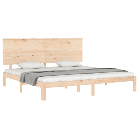 vidaXL Bed Frame without Mattress Super King Size Solid Wood Pine