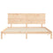vidaXL Bed Frame without Mattress Super King Size Solid Wood Pine