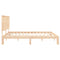 vidaXL Bed Frame without Mattress Super King Size Solid Wood Pine
